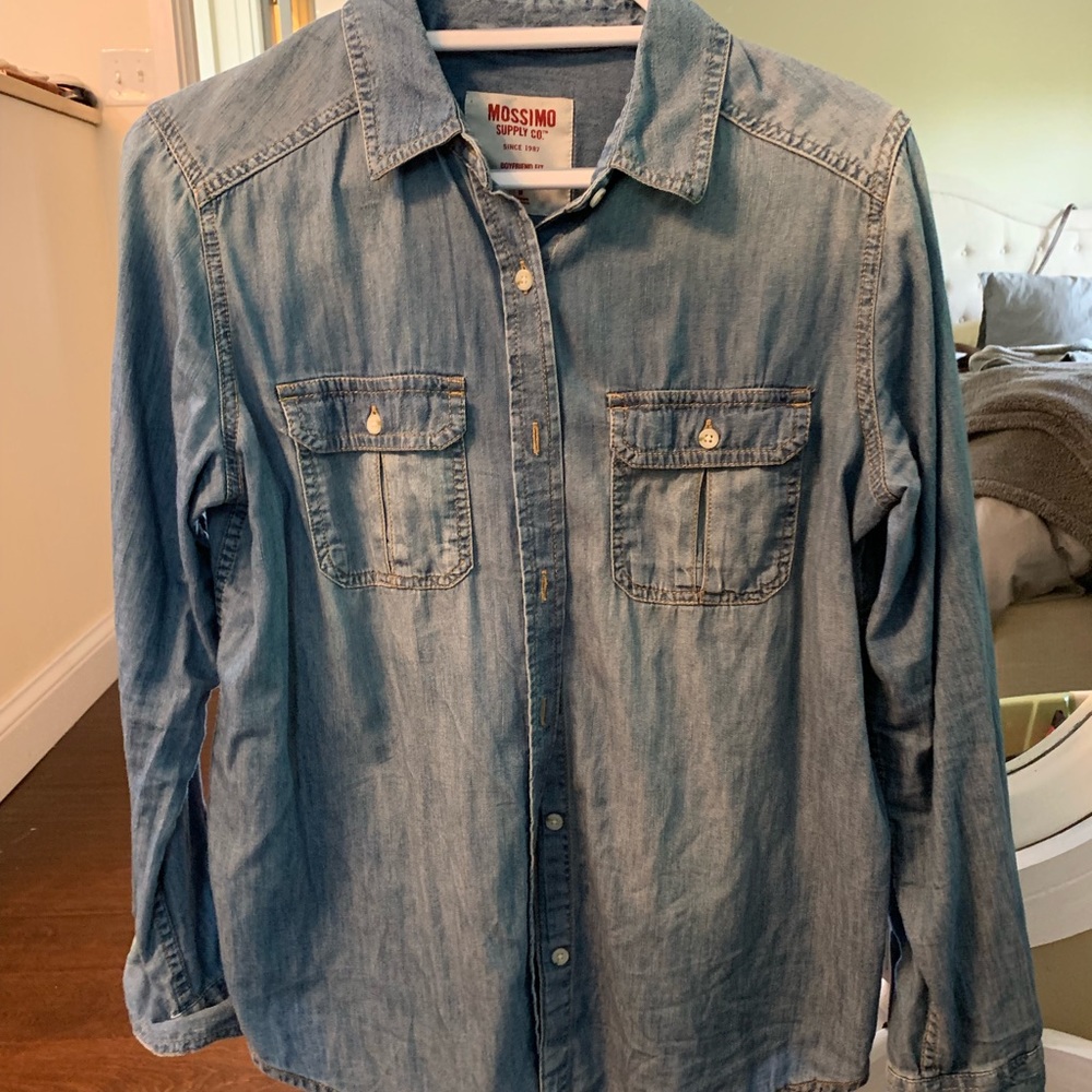SOLD Chambray Long Sleeve
